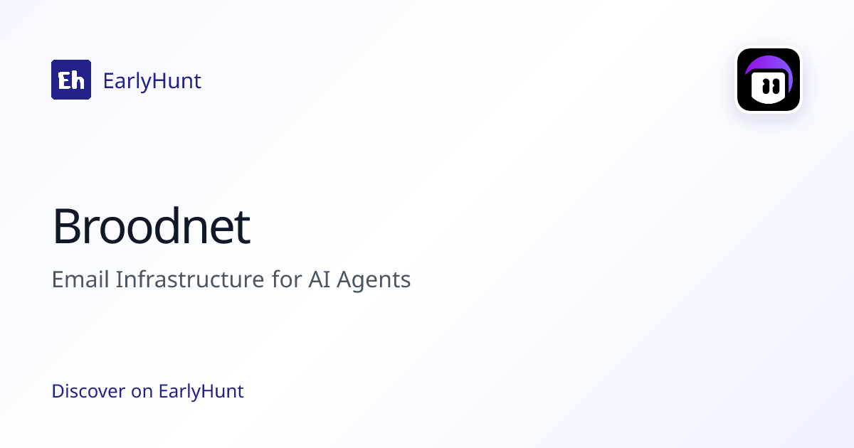 Broodnet — Artificial Intelligence Tool | EarlyHunt | EarlyHunt